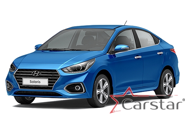 Текстильные коврики для Hyundai Solaris II (2017-2020)
