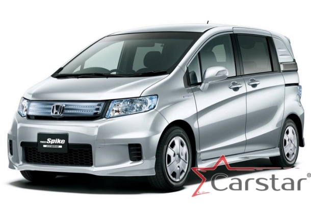 Текстильные коврики для Honda Freed I пр.руль (2008-2016) 